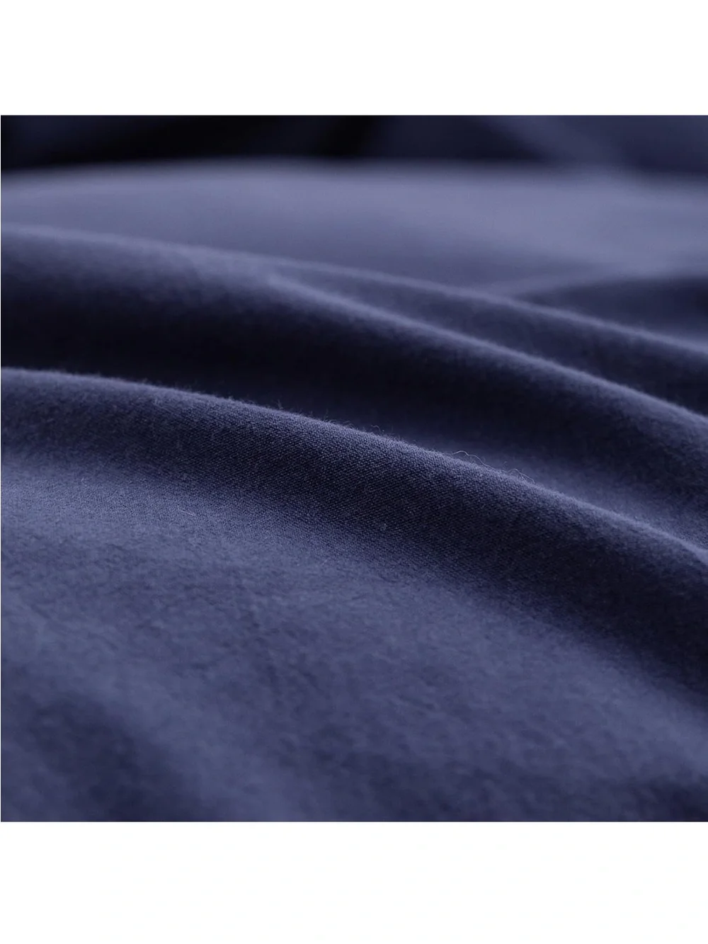 BESTOUCH Cotton Solid Duvet Cover Set Linen Feel Navy Blue Twin 2 pc no inserts